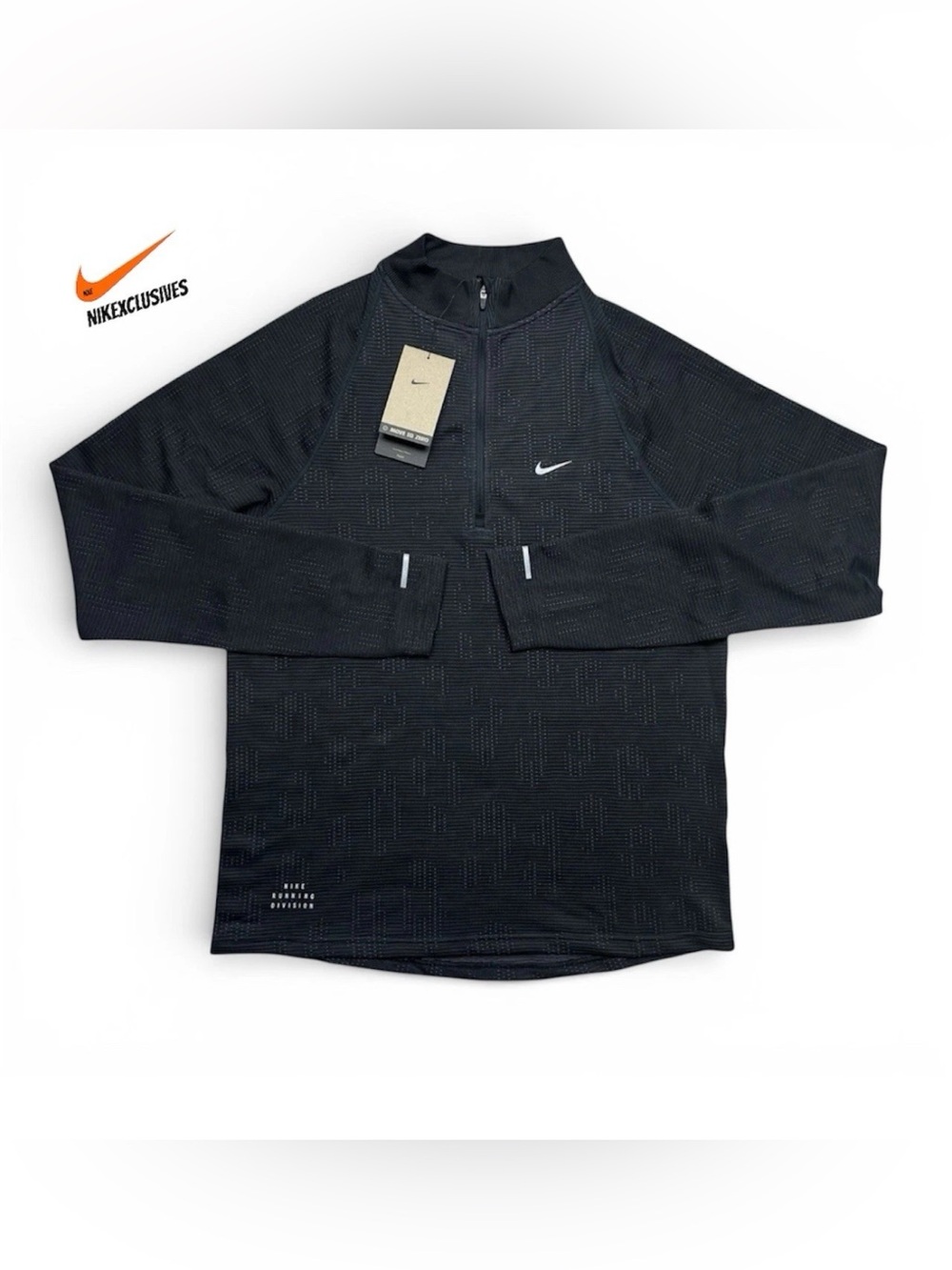 Nike Black Performance Quarter- Zip Pullover Jacket
